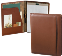 British Tan Leather Padfolios
